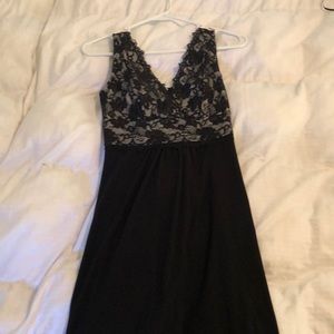Lace top dress